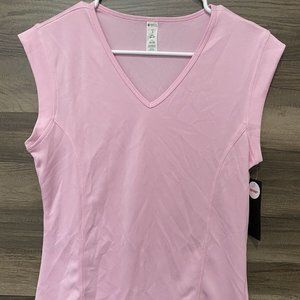 Bally Total Fitness Eden Short Sleeve T-shirt Short Sleeve Size Small Pink Color